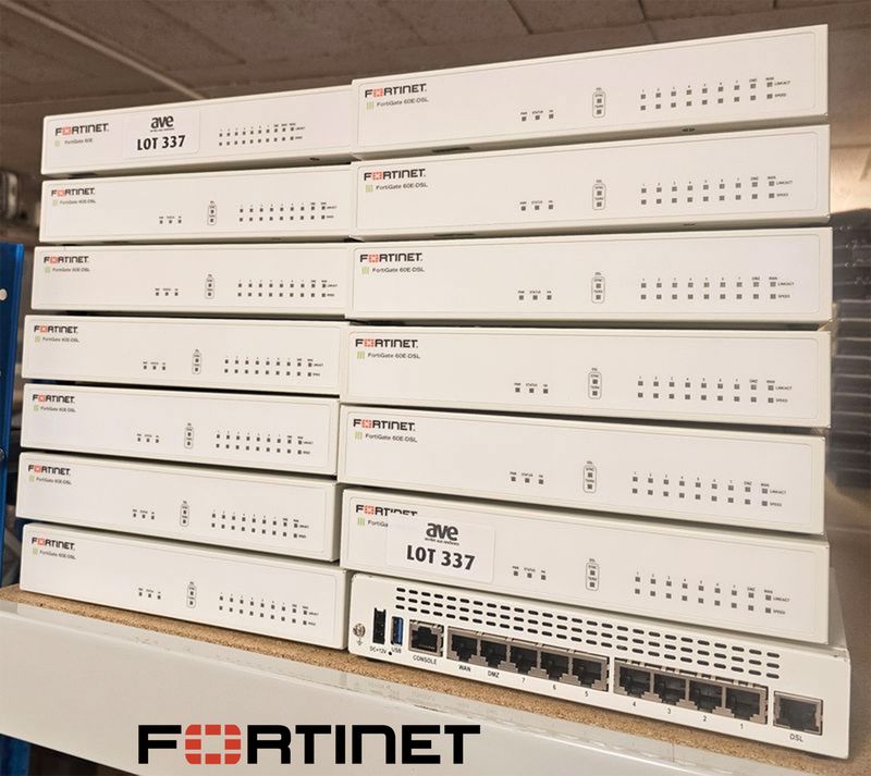 13 FIREWALL OU PARE-FEU A 7 PORTS ETHERNET DE MARQUE FORTINET MODELE FORTIGATE 60E-DSL. ON Y JOINT 1 FIREWALL OU PARE-FEU DE MARQUE FORTINET MODELE FORTIGATE 60E. LOCALISATION -> BAT J : - 1