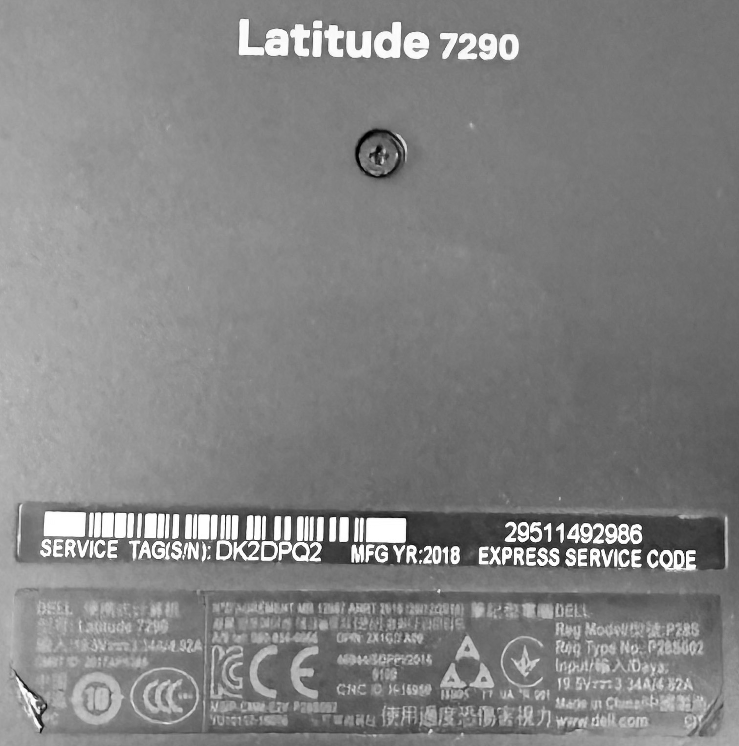 ORDINATEUR PORTABLE A ECRAN LED 14 POUCE DE MARQUE DELL MODELE LATITUDE 7290, PROCESSEUR INTEL CORE I5 4 COEURS A 3.5 GHZ DE 7E GENERATION, 8 GO DE RAM, DISQUE DUR SSD PCIE DE 556 GO. 5 UNITES. VENDU A L'UNITE AVEC FACULTE DE REUNION. LOCALISATION -> BAT J : - 1