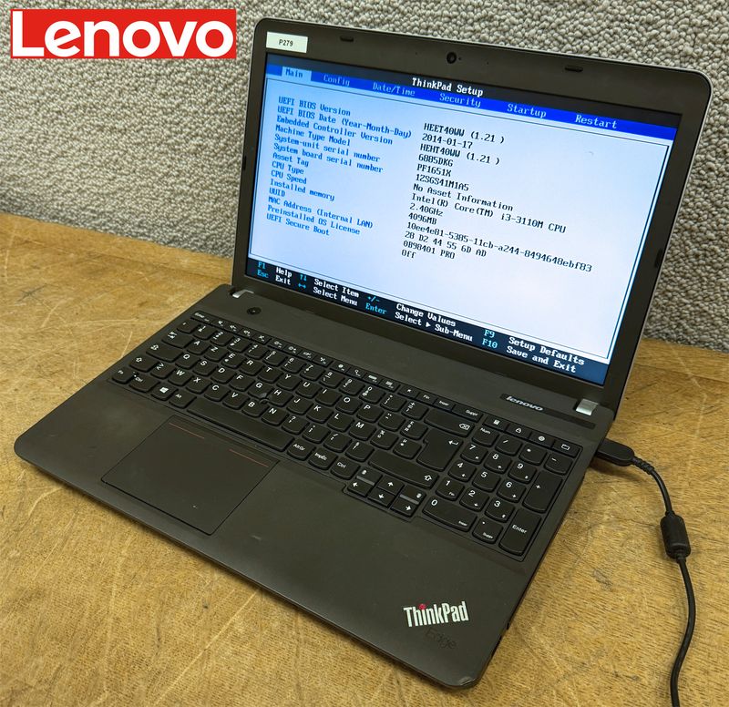 ORDINATEUR PORTABLE A ECRAN LED 15.5 POUCE DE MARQUE LENOVO MODELE EDGE E 531, PROCESSEUR INTEL CORE I3 2.4 GHZ, 4 GO DE RAM. 2 UNITES. VENDU A L'UNITE AVEC FACULTE DE REUNION. LOCALISATION -> BAT J : - 1