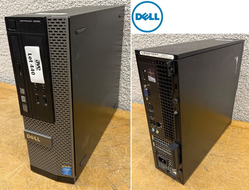 ORDINATEUR DE BUREAU DE MARQUE DELL MODELE OPTIPLEX 3020, PROCESSEUR INTEL CORE I5 4E GENERATION 4 COEURS A 3.3GHZ, 4GO DE RAM, DISQUE DUR SATA 500GO. LOCALISATION -> BAT J : - 1