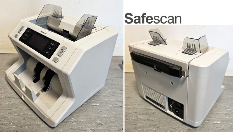 COMPTEUSE DE BILLETS DE MARQUE SAFESCAN MODELE 2610. VENDU SANS CABLE D'ALIMENTATION. LOCALISATION -> BATR H : 2. ENLEVEMENTS : DU LUNDI 9 AU VENDREDI 13 DECEMBRE 2024 DE 9H A 17H.