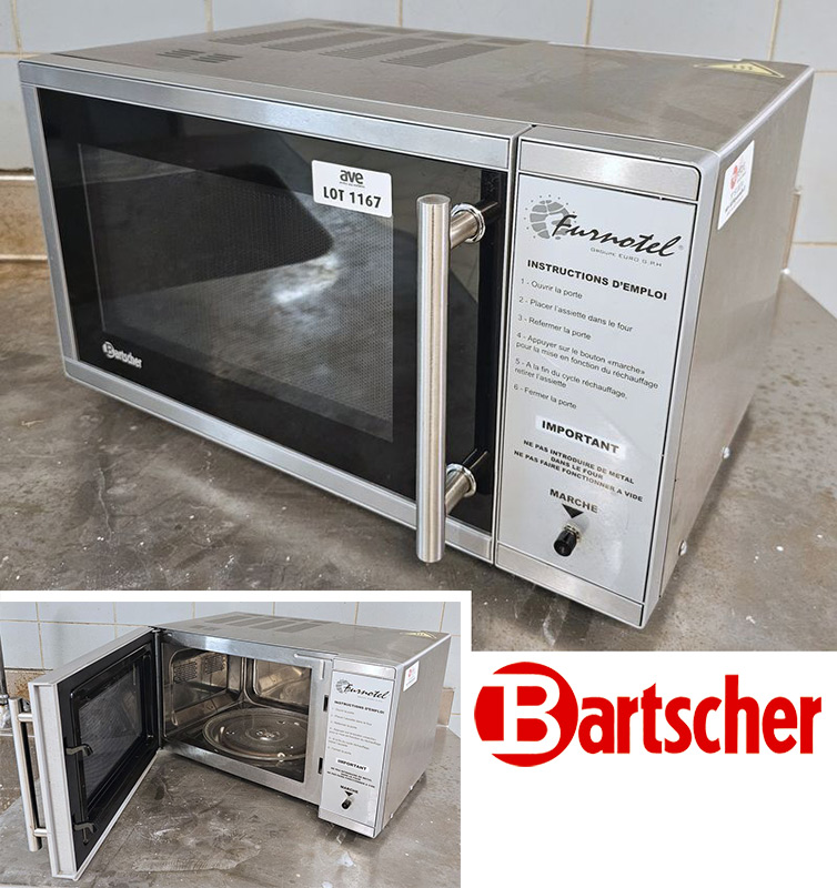 FOUR MICRO ONDE PROFESSIONNEL 900 WATTS DE MARQUE BARTSCHER. LOCALISATION -> BAT FK