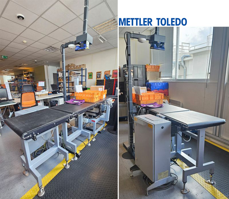 TRIEUSE PONDERALE DE MARQUE METTLER TOLEDO COMPRENANT UN TAPIS ROULANT PESANT MODELE ICS469-40 DMS (86 X 218 X 69 CM), UNE BALANCE MODELE ICS4X9-1 ET UN GENERATEUR. 197 X 218 X 69 CM. LOCALISATION -> BAT H : 2. ENLEVEMENTS : DU LUNDI 9 AU VENDREDI 13 DECEMBRE 2024 DE 9H A 17H.