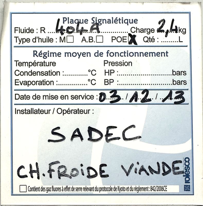 7 GROUPES EVAPORATEURS DIVERSES TAILLES ET DIVERSES CAPACITES COMPRENANT : 5 EVAPORATEURS POSITIFS ET 2 EVAPORATEURS NEGATIFS DE MARQUE FRIGA-BOHN MODELE MR190L OU PROFROID MODELE DFC 26 EV 6P DA R449A OU EVAP.BP 215 OU EVAP.BP 2256 OU EVAP.BN 2356 OU EVAP.BP 145 VINYL ; 7 GROUPES FROIDS DE MARQUE PROFROID MODELE QUIETIS WPH08C OU QUIETIS WPH13C OU QUIETIS WPH06C OU QUIETIS WPL08A ET 6 MOUCHARD DE MARQUE PROCOLD OU MASTERCELLA. LOCALISATION : RDC1 - 2 RUE DE SABLONVILLE - 75017 PARIS.