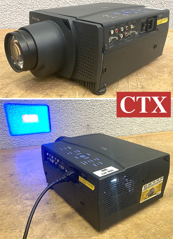 VIDEO PROJECTEUR DE MARQUE CTX MODELE EZPRO600. 15 X 24 X 41 CM.