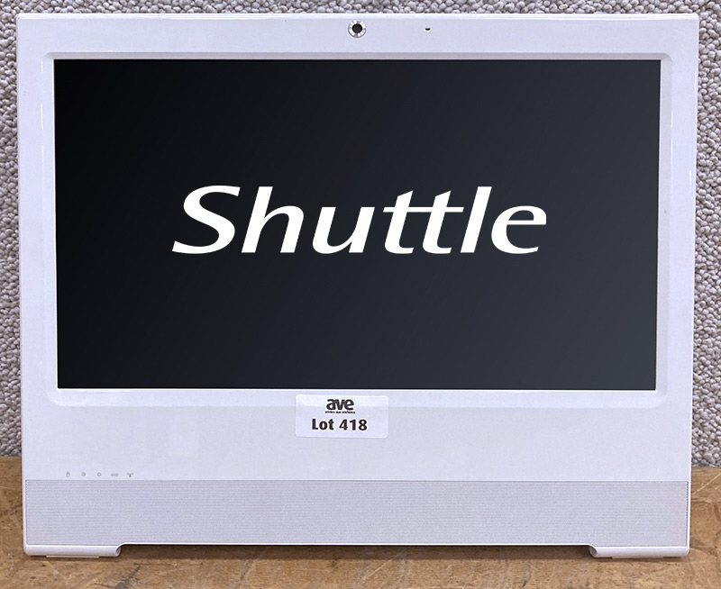 ORDINATEUR TACTILE TOUT EN 1 15 POUCES DE MARQUE SHUTTLE MODELE ALL IN ONE PC S167X, PROCESSEUR INTEL ATOM 330 1.6GHZ SUAL, DISQUE DUR SATA 160GB, 2GO DE RAM DDR2, LECTEUR DE CARTE MEMOIRE, AVEC LICENCE WINDOWS, SANS SON ALIMENTATION.