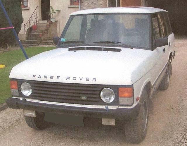 VOITURE LAND ROVER RANGE ROVER 4 RM 4 RM 1992